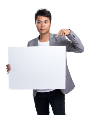 Asya yakışıklı işadamı gri ceketli