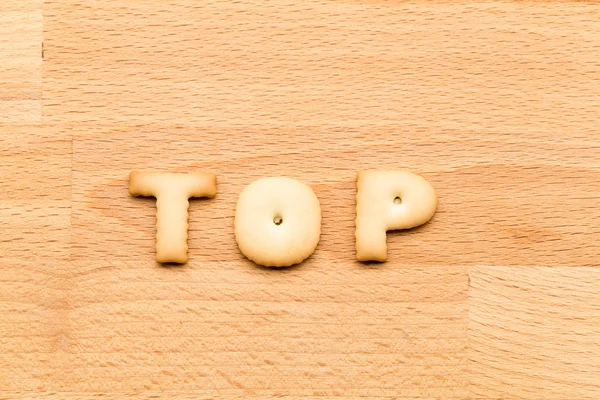 Word top cookie — Foto Stock
