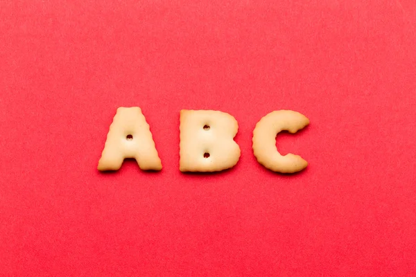 Letters ABC cookie — Zdjęcie stockowe