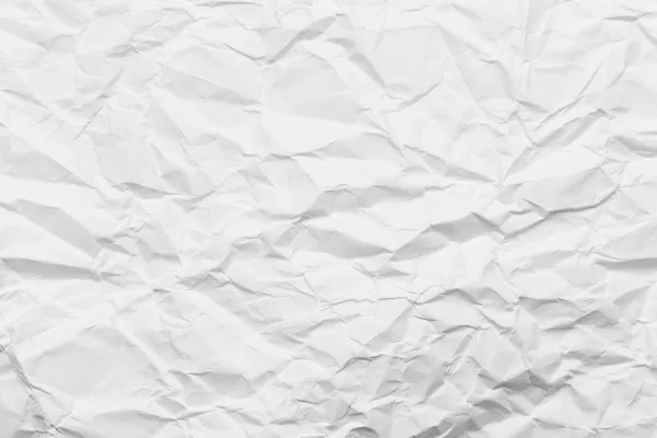 White crumpled paper sheet — Stockfoto