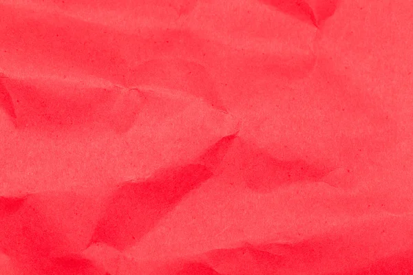 Feuille de papier froissé rouge — Photo