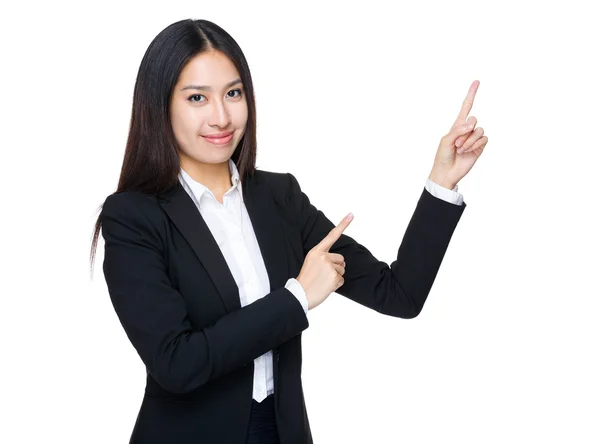 Joven asiática mujer de negocios traje — Foto de Stock