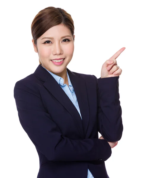 Young asian businesswoman in business suit — Stock Photo, Image