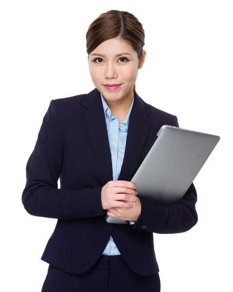 Joven asiática mujer de negocios traje — Foto de Stock