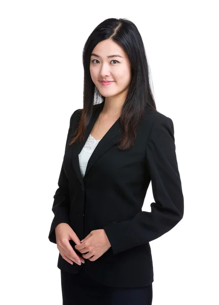 Asian young businesswoman in business suit — Stock Photo, Image