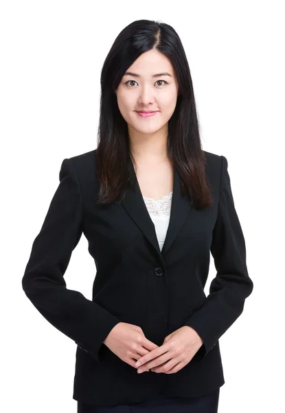 Asiatique jeune femme d'affaires en costume d'affaires — Photo