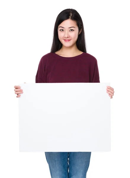 Young asian woman in red t-shirt — Stock Photo, Image