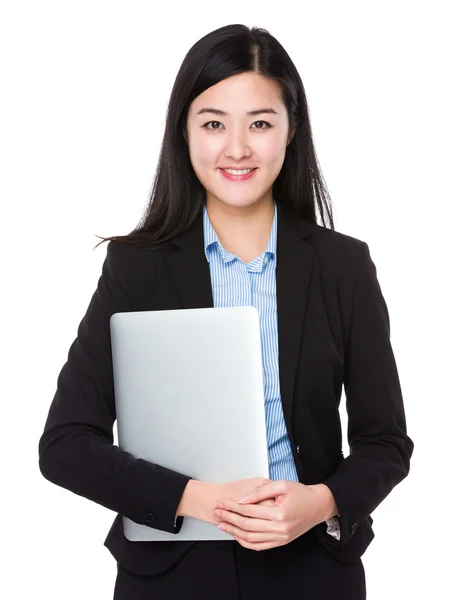 Asian young businesswoman in business suit — Stock Photo, Image