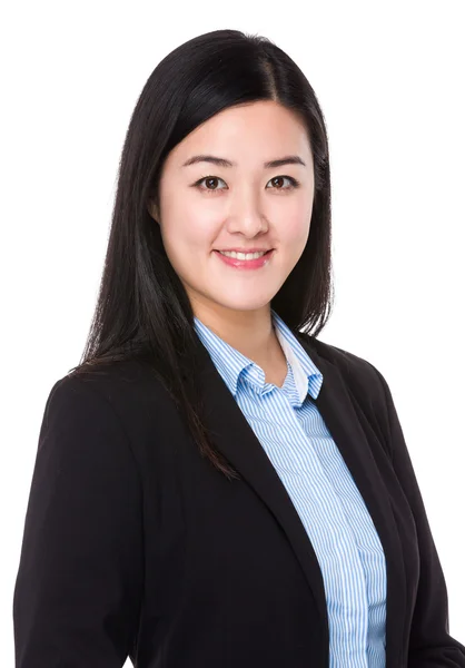 Asiatische junge Geschäftsfrau in Business-Anzug — Stockfoto