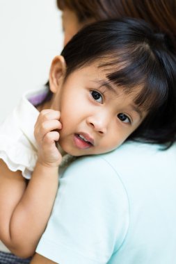 sevimli küçük Asya bebek kız