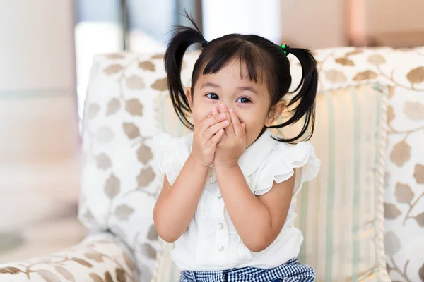 Schattig klein Aziatische babymeisje — Stockfoto