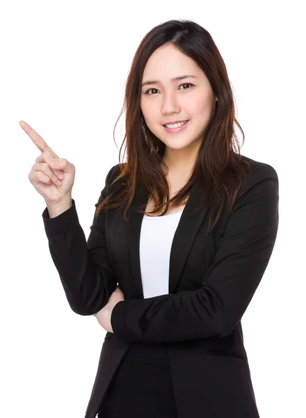 Asiática joven mujer de negocios en traje de negocios — Foto de Stock