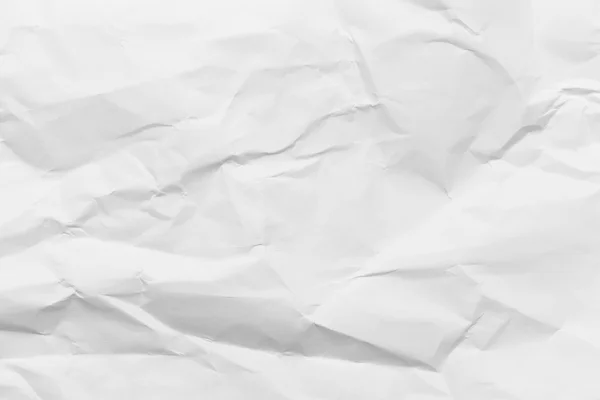 White crumpled paper sheet — Stockfoto