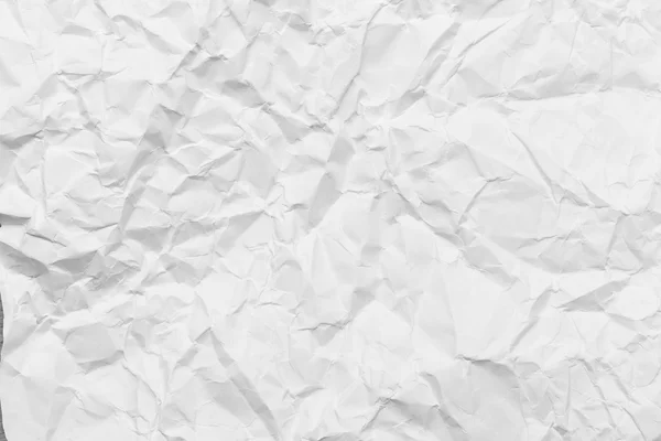 Feuille de papier froissé blanc — Photo