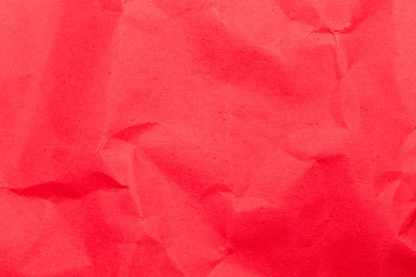 Red crumpled paper background — Stock Photo, Image