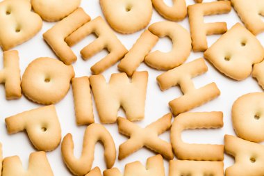 Pile of text biscuit