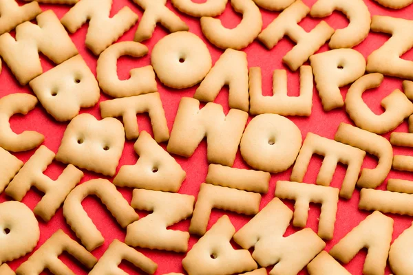 Assorted word cookie — Stock Photo, Image