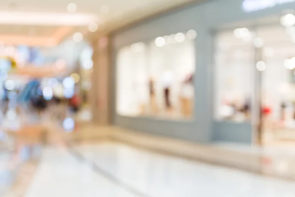 Centro comercial borrado fundo — Fotografia de Stock