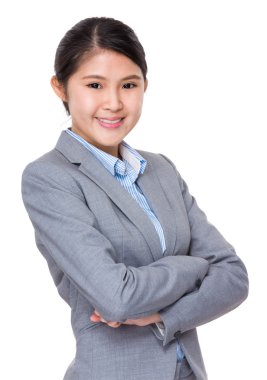 Asyalı genç iş kadını