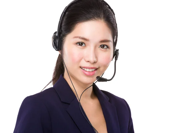 Customer services operator — Stock Photo, Image