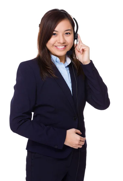 Asiatique client service agent — Photo