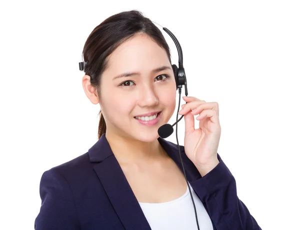 Asian customer services representative — Stock Photo, Image