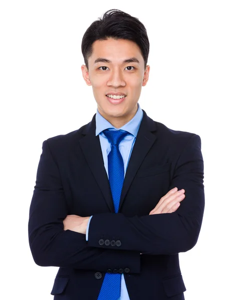 Retrato de hombre de negocios en blanco —  Fotos de Stock