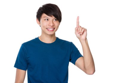 adam parmakla işaret