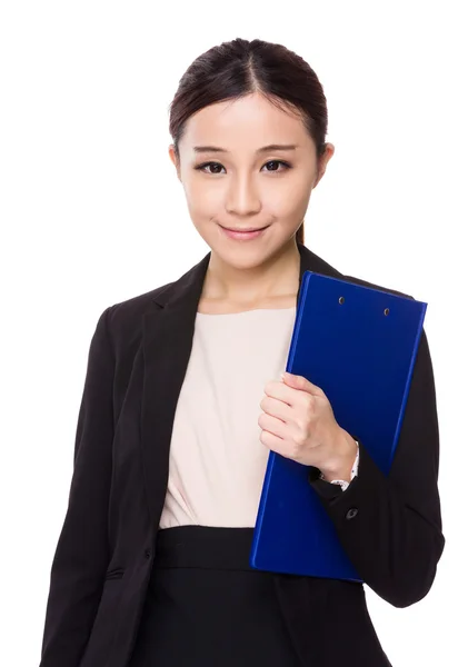 Young asian businesswoman in business attire — Stock Photo, Image