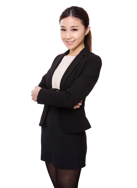 Young asian businesswoman in business attire — Stock Photo, Image