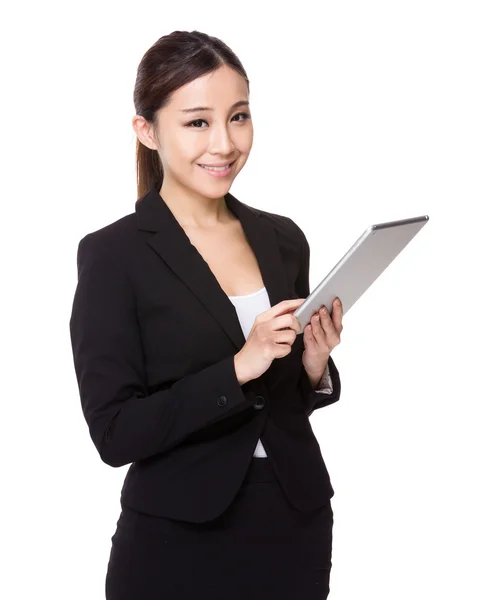 Young asian businesswoman in business attire — Stock Photo, Image