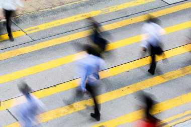 meşgul geçiş street hong Kong, Çin