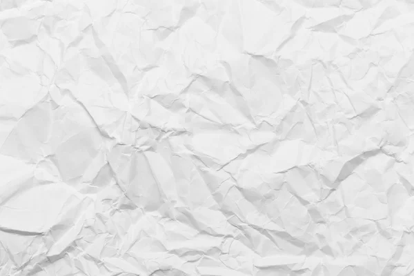 Wrinkled white paper — Stock Photo, Image