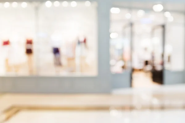 Blurred image of shopping mall with bokeh — Stock Photo, Image