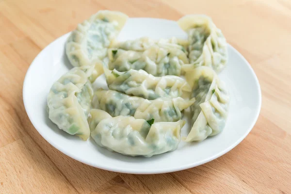 Kinesiska dumplings närbild — Stockfoto