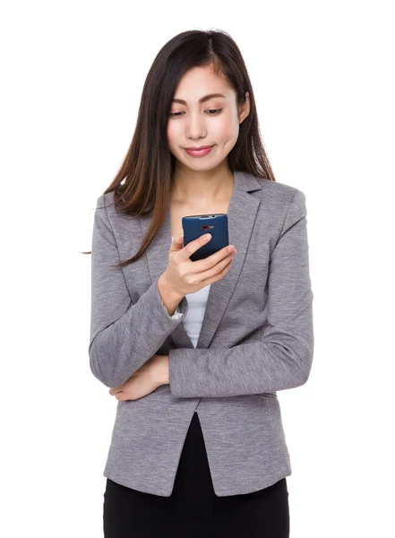 Young asian buisnesswoman in business suit — Stock Photo, Image