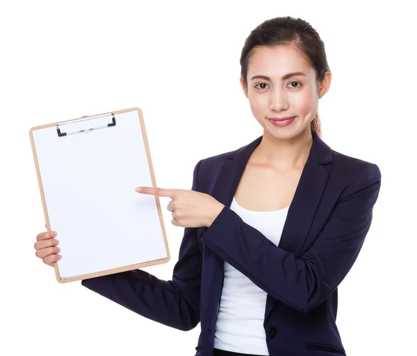 Young asian buisnesswoman in business suit — Stock Photo, Image