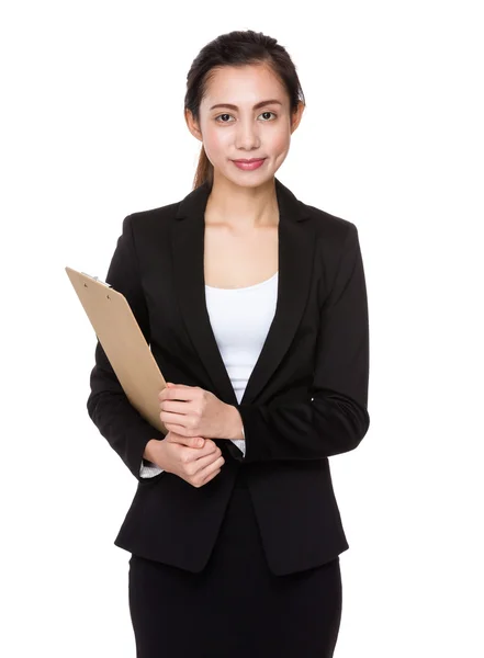 Young asian businesswoman in business suit — Stock Photo, Image