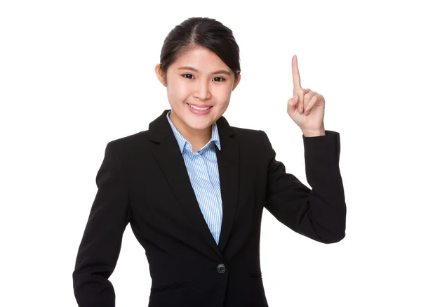 Junge asiatische Businessfrau in Business-Anzug — Stockfoto