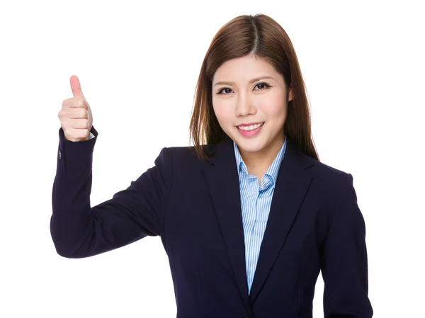 Junge asiatische Businessfrau in Business-Anzug — Stockfoto