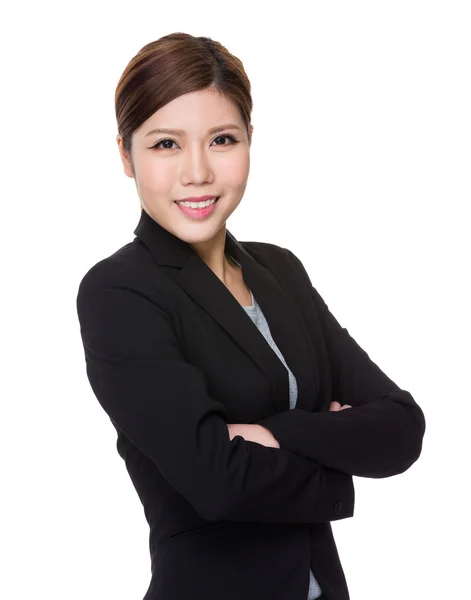 Junge asiatische Businessfrau in Business-Anzug — Stockfoto