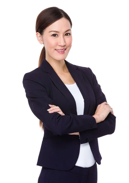 Junge asiatische Businessfrau in Business-Anzug — Stockfoto