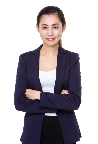 Junge asiatische Geschäftsfrau in Business-Anzug — Stockfoto