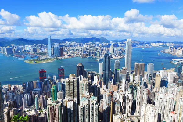 Victoria Harbour in Hongkong — Stockfoto