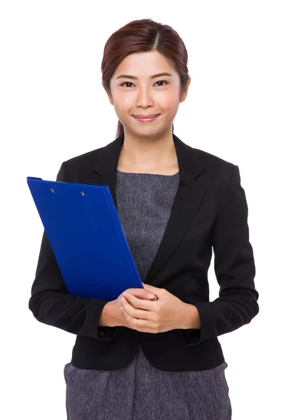 Joven asiática mujer de negocios traje — Foto de Stock