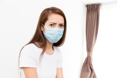 kadın giyim koruyucu yüz maskesi