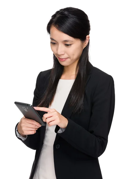 Young asian businesswoman in business suit — Stock Photo, Image