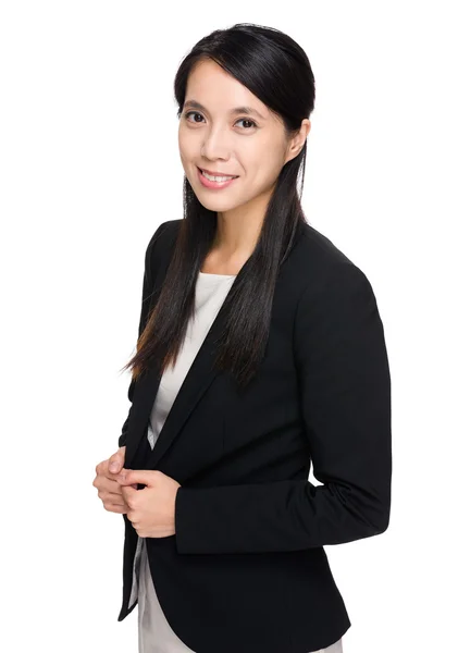 Jeune femme d'affaires asiatique en costume d'affaires — Photo