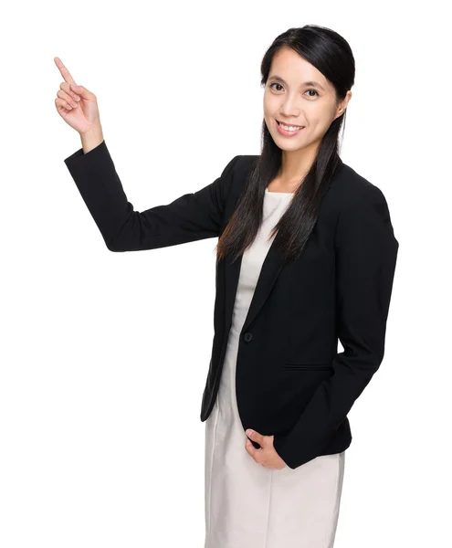 Young asian businesswoman in business suit — Stock Photo, Image