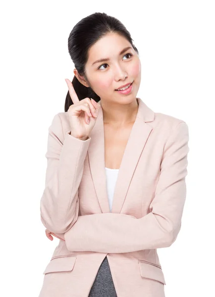 Young asian businesswoman in business suit — Stock Photo, Image